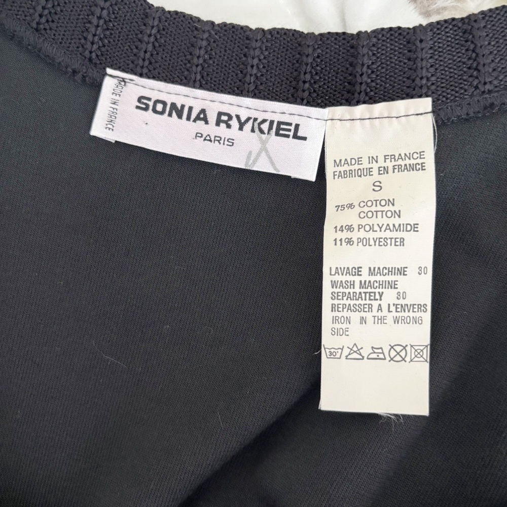 Sonia Rykiel Vintage Velvet Button Front Sleeveless Jumper Dress Small Luxury - Picture 6 of 6